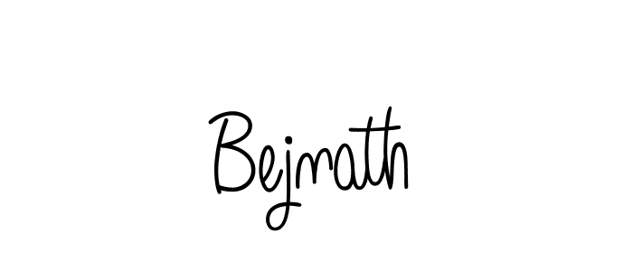 You should practise on your own different ways (Angelique-Rose-font-FFP) to write your name (Bejnath) in signature. don't let someone else do it for you. Bejnath signature style 5 images and pictures png