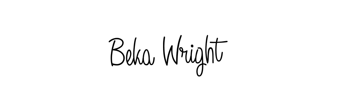 Best and Professional Signature Style for Beka Wright. Angelique-Rose-font-FFP Best Signature Style Collection. Beka Wright signature style 5 images and pictures png