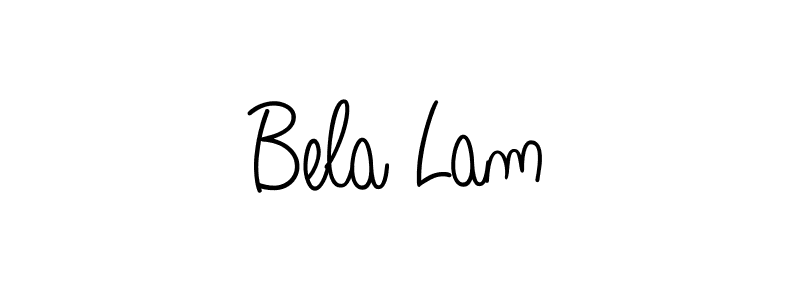 Design your own signature with our free online signature maker. With this signature software, you can create a handwritten (Angelique-Rose-font-FFP) signature for name Bela Lam. Bela Lam signature style 5 images and pictures png