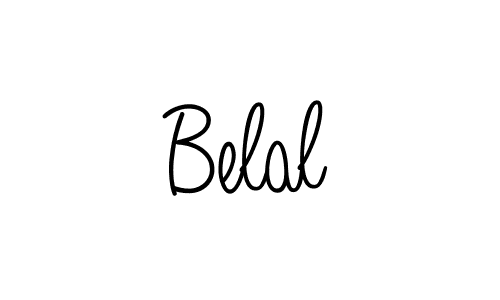 You should practise on your own different ways (Angelique-Rose-font-FFP) to write your name (Belal) in signature. don't let someone else do it for you. Belal signature style 5 images and pictures png