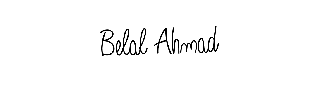 How to make Belal Ahmad name signature. Use Angelique-Rose-font-FFP style for creating short signs online. This is the latest handwritten sign. Belal Ahmad signature style 5 images and pictures png