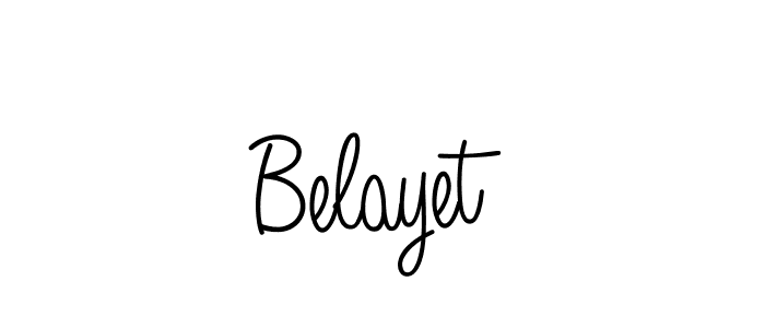 Create a beautiful signature design for name Belayet. With this signature (Angelique-Rose-font-FFP) fonts, you can make a handwritten signature for free. Belayet signature style 5 images and pictures png