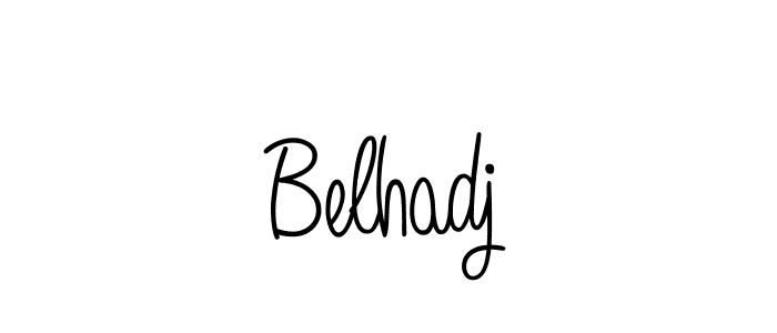 if you are searching for the best signature style for your name Belhadj. so please give up your signature search. here we have designed multiple signature styles  using Angelique-Rose-font-FFP. Belhadj signature style 5 images and pictures png