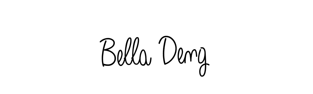 Make a beautiful signature design for name Bella Deng. With this signature (Angelique-Rose-font-FFP) style, you can create a handwritten signature for free. Bella Deng signature style 5 images and pictures png