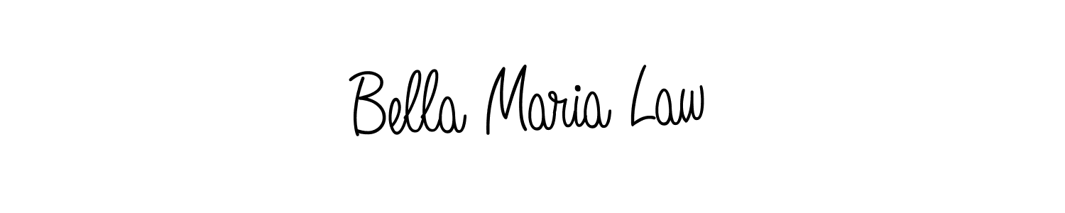 How to make Bella Maria Law signature? Angelique-Rose-font-FFP is a professional autograph style. Create handwritten signature for Bella Maria Law name. Bella Maria Law signature style 5 images and pictures png