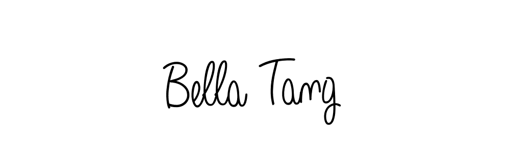 Design your own signature with our free online signature maker. With this signature software, you can create a handwritten (Angelique-Rose-font-FFP) signature for name Bella Tang. Bella Tang signature style 5 images and pictures png