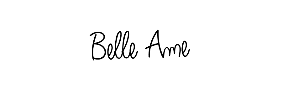 Also You can easily find your signature by using the search form. We will create Belle Ame name handwritten signature images for you free of cost using Angelique-Rose-font-FFP sign style. Belle Ame signature style 5 images and pictures png
