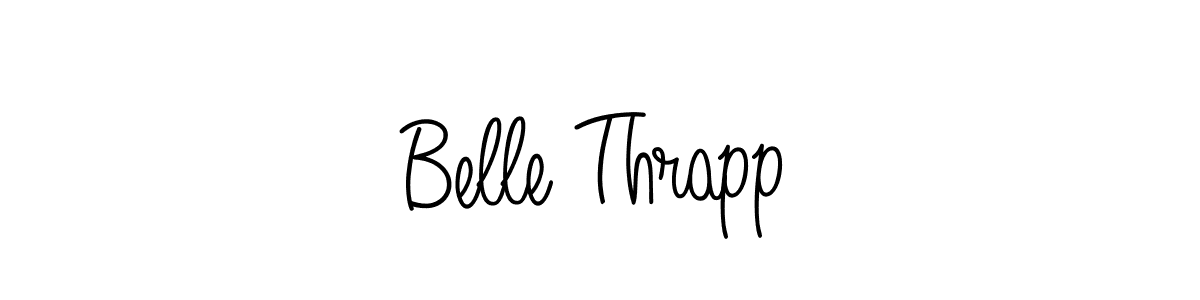 How to Draw Belle Thrapp signature style? Angelique-Rose-font-FFP is a latest design signature styles for name Belle Thrapp. Belle Thrapp signature style 5 images and pictures png