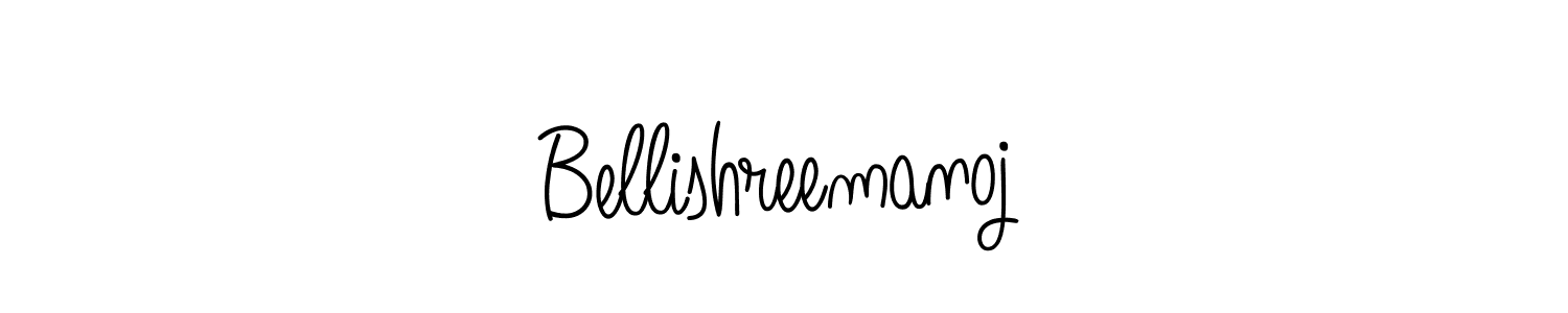 Also we have Bellishreemanoj name is the best signature style. Create professional handwritten signature collection using Angelique-Rose-font-FFP autograph style. Bellishreemanoj signature style 5 images and pictures png