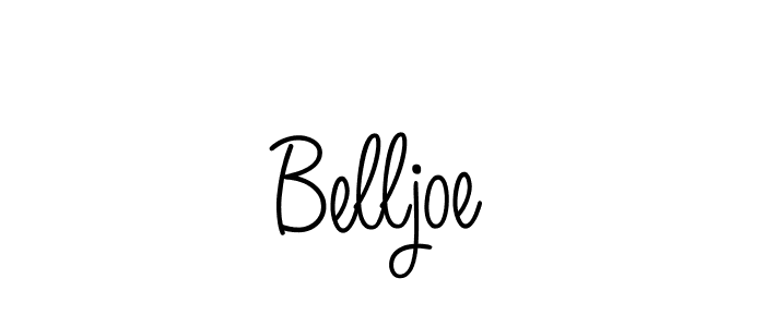 Make a beautiful signature design for name Belljoe. With this signature (Angelique-Rose-font-FFP) style, you can create a handwritten signature for free. Belljoe signature style 5 images and pictures png