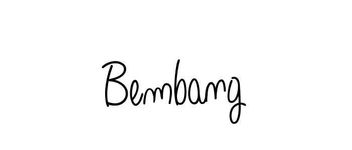 Best and Professional Signature Style for Bembang. Angelique-Rose-font-FFP Best Signature Style Collection. Bembang signature style 5 images and pictures png