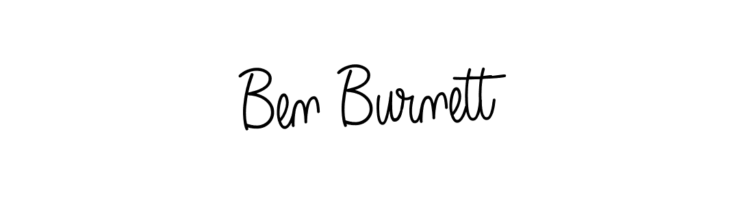 How to make Ben Burnett signature? Angelique-Rose-font-FFP is a professional autograph style. Create handwritten signature for Ben Burnett name. Ben Burnett signature style 5 images and pictures png