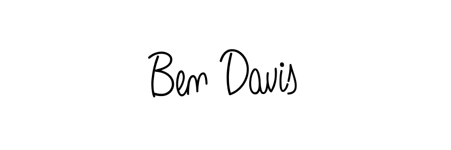 Ben Davis stylish signature style. Best Handwritten Sign (Angelique-Rose-font-FFP) for my name. Handwritten Signature Collection Ideas for my name Ben Davis. Ben Davis signature style 5 images and pictures png