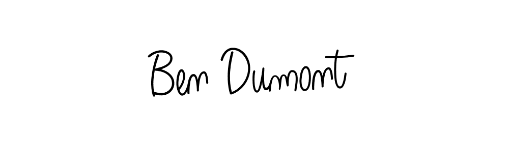 Design your own signature with our free online signature maker. With this signature software, you can create a handwritten (Angelique-Rose-font-FFP) signature for name Ben Dumont. Ben Dumont signature style 5 images and pictures png