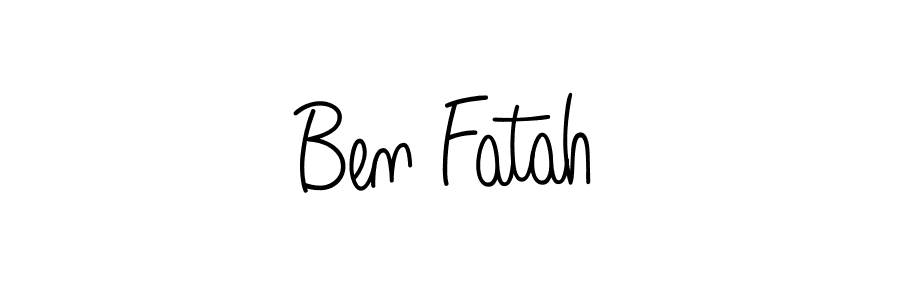 How to Draw Ben Fatah signature style? Angelique-Rose-font-FFP is a latest design signature styles for name Ben Fatah. Ben Fatah signature style 5 images and pictures png