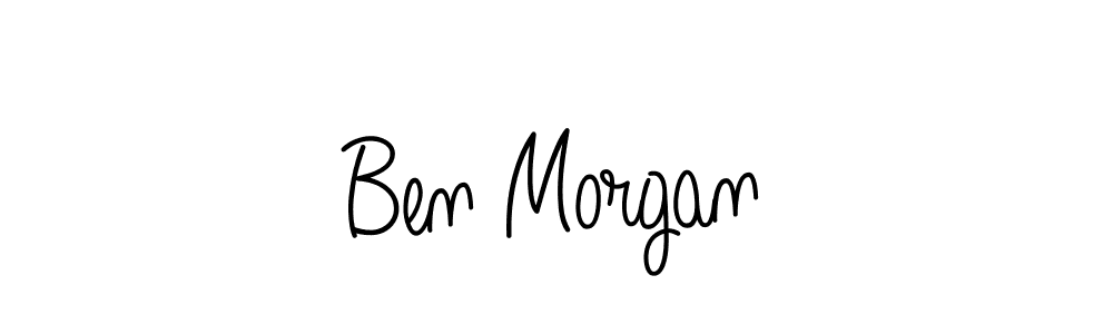 Make a beautiful signature design for name Ben Morgan. With this signature (Angelique-Rose-font-FFP) style, you can create a handwritten signature for free. Ben Morgan signature style 5 images and pictures png