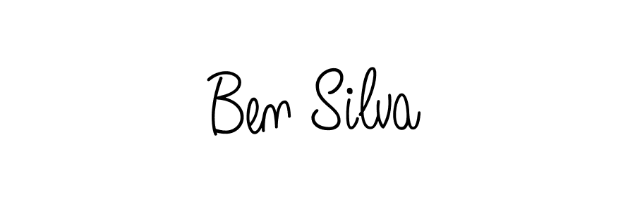 You should practise on your own different ways (Angelique-Rose-font-FFP) to write your name (Ben Silva) in signature. don't let someone else do it for you. Ben Silva signature style 5 images and pictures png