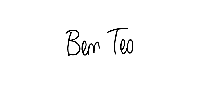Design your own signature with our free online signature maker. With this signature software, you can create a handwritten (Angelique-Rose-font-FFP) signature for name Ben Teo. Ben Teo signature style 5 images and pictures png