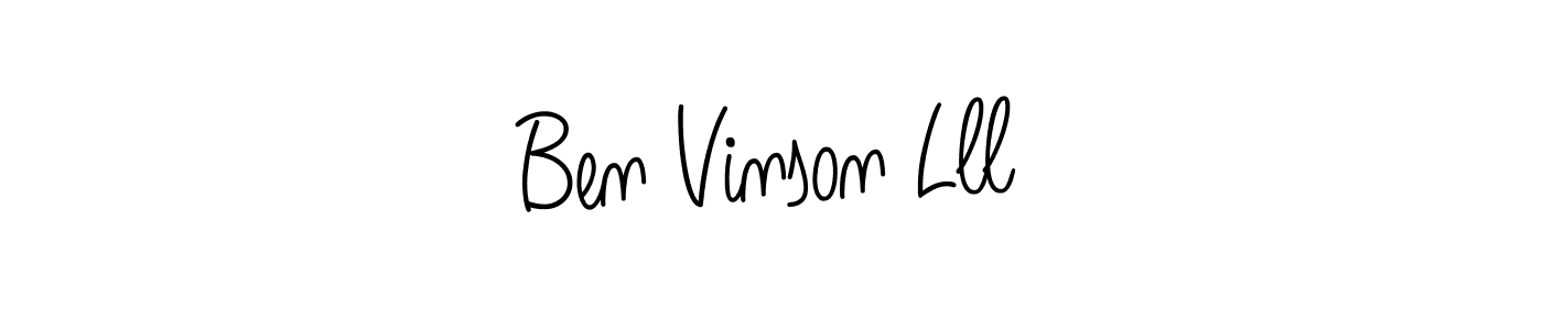 Make a beautiful signature design for name Ben Vinson Lll. Use this online signature maker to create a handwritten signature for free. Ben Vinson Lll signature style 5 images and pictures png