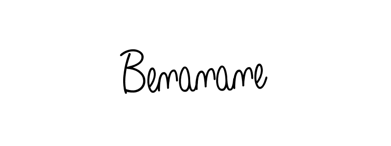 Make a beautiful signature design for name Benanane. Use this online signature maker to create a handwritten signature for free. Benanane signature style 5 images and pictures png