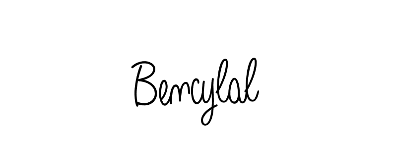 How to make Bencylal name signature. Use Angelique-Rose-font-FFP style for creating short signs online. This is the latest handwritten sign. Bencylal signature style 5 images and pictures png