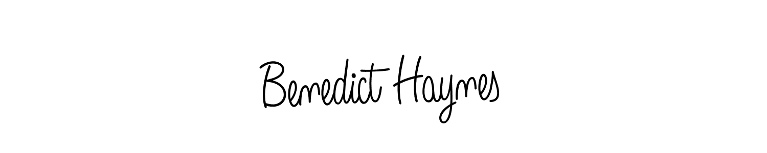 Benedict Haynes stylish signature style. Best Handwritten Sign (Angelique-Rose-font-FFP) for my name. Handwritten Signature Collection Ideas for my name Benedict Haynes. Benedict Haynes signature style 5 images and pictures png