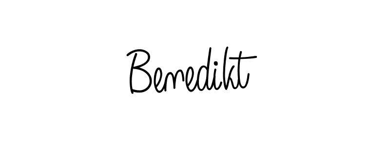 Design your own signature with our free online signature maker. With this signature software, you can create a handwritten (Angelique-Rose-font-FFP) signature for name Benedikt. Benedikt signature style 5 images and pictures png