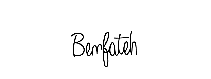 How to make Benfateh name signature. Use Angelique-Rose-font-FFP style for creating short signs online. This is the latest handwritten sign. Benfateh signature style 5 images and pictures png