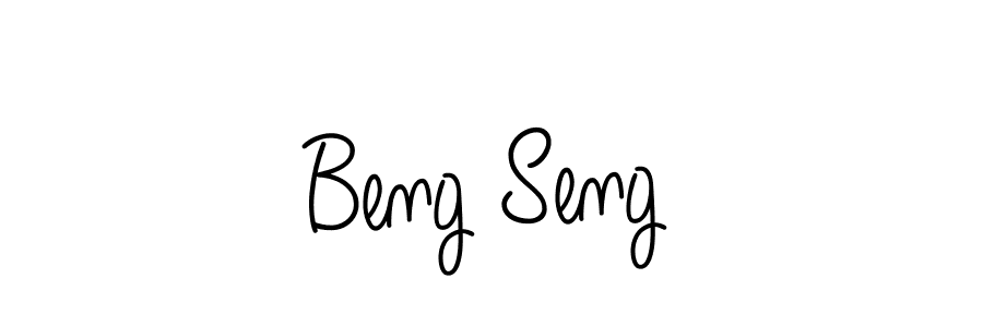 Beng Seng stylish signature style. Best Handwritten Sign (Angelique-Rose-font-FFP) for my name. Handwritten Signature Collection Ideas for my name Beng Seng. Beng Seng signature style 5 images and pictures png