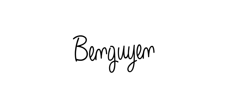 Benguyen stylish signature style. Best Handwritten Sign (Angelique-Rose-font-FFP) for my name. Handwritten Signature Collection Ideas for my name Benguyen. Benguyen signature style 5 images and pictures png