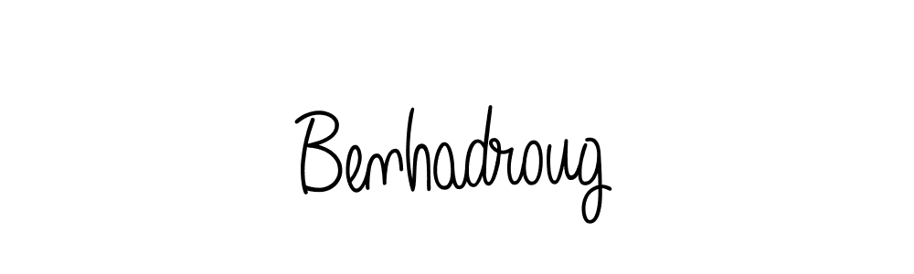 How to Draw Benhadroug signature style? Angelique-Rose-font-FFP is a latest design signature styles for name Benhadroug. Benhadroug signature style 5 images and pictures png