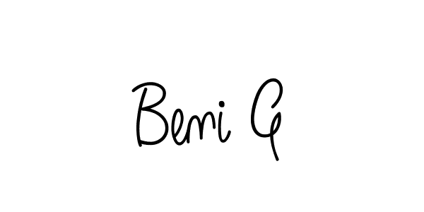 You can use this online signature creator to create a handwritten signature for the name Beni G. This is the best online autograph maker. Beni G signature style 5 images and pictures png