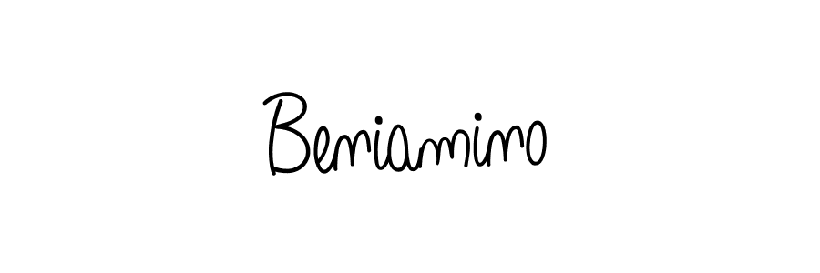 How to make Beniamino signature? Angelique-Rose-font-FFP is a professional autograph style. Create handwritten signature for Beniamino name. Beniamino signature style 5 images and pictures png