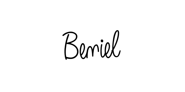 Once you've used our free online signature maker to create your best signature Angelique-Rose-font-FFP style, it's time to enjoy all of the benefits that Beniel name signing documents. Beniel signature style 5 images and pictures png