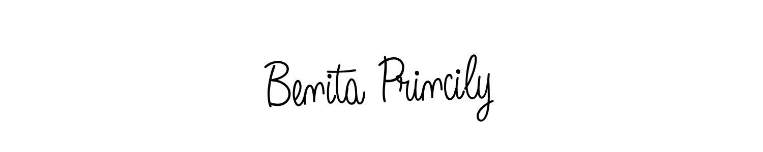 You can use this online signature creator to create a handwritten signature for the name Benita Princily. This is the best online autograph maker. Benita Princily signature style 5 images and pictures png