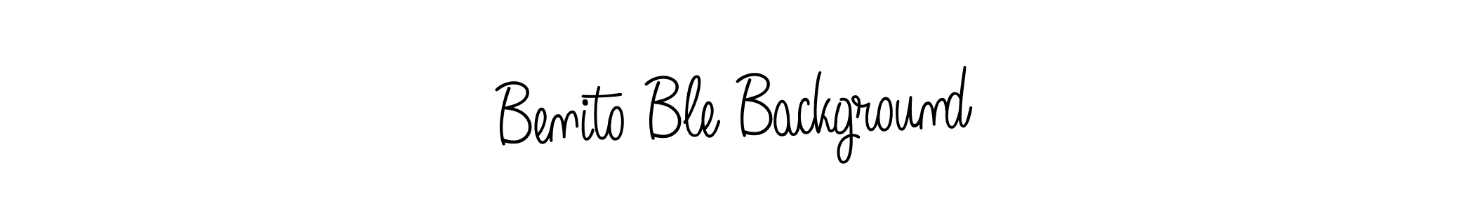 Use a signature maker to create a handwritten signature online. With this signature software, you can design (Angelique-Rose-font-FFP) your own signature for name Benito Ble Background. Benito Ble Background signature style 5 images and pictures png