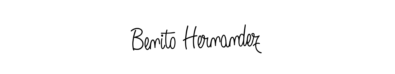 How to make Benito Hernandez signature? Angelique-Rose-font-FFP is a professional autograph style. Create handwritten signature for Benito Hernandez name. Benito Hernandez signature style 5 images and pictures png