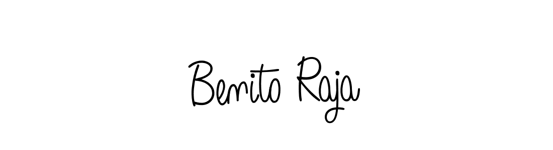 Create a beautiful signature design for name Benito Raja. With this signature (Angelique-Rose-font-FFP) fonts, you can make a handwritten signature for free. Benito Raja signature style 5 images and pictures png