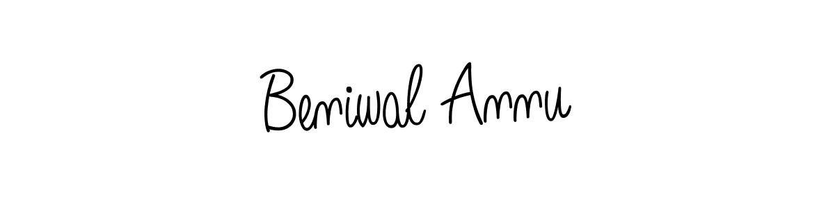 How to Draw Beniwal Annu signature style? Angelique-Rose-font-FFP is a latest design signature styles for name Beniwal Annu. Beniwal Annu signature style 5 images and pictures png