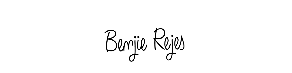 Create a beautiful signature design for name Benjie Rejes. With this signature (Angelique-Rose-font-FFP) fonts, you can make a handwritten signature for free. Benjie Rejes signature style 5 images and pictures png