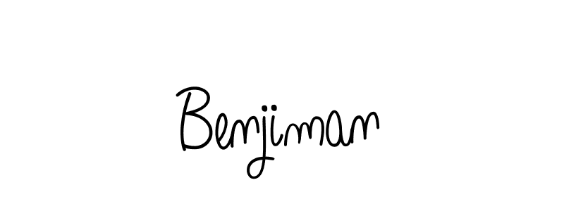 How to Draw Benjiman signature style? Angelique-Rose-font-FFP is a latest design signature styles for name Benjiman. Benjiman signature style 5 images and pictures png