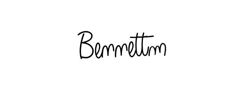 Create a beautiful signature design for name Bennettm. With this signature (Angelique-Rose-font-FFP) fonts, you can make a handwritten signature for free. Bennettm signature style 5 images and pictures png