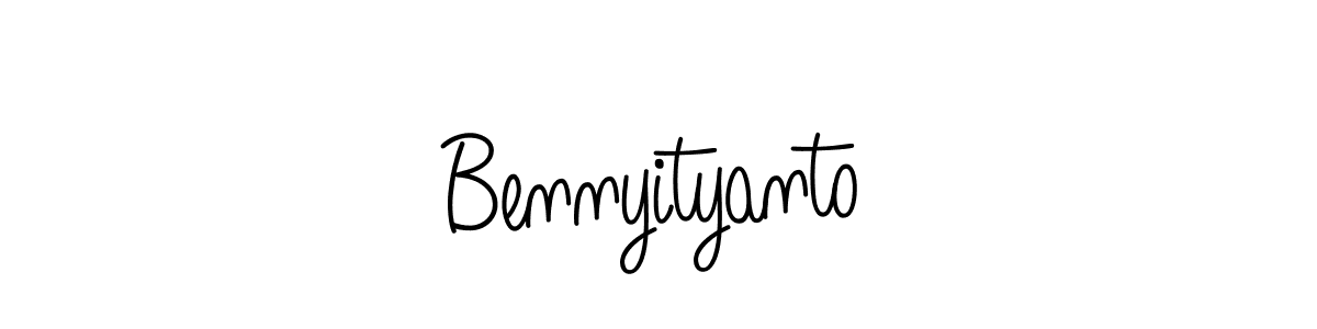 How to Draw Bennyityanto signature style? Angelique-Rose-font-FFP is a latest design signature styles for name Bennyityanto. Bennyityanto signature style 5 images and pictures png