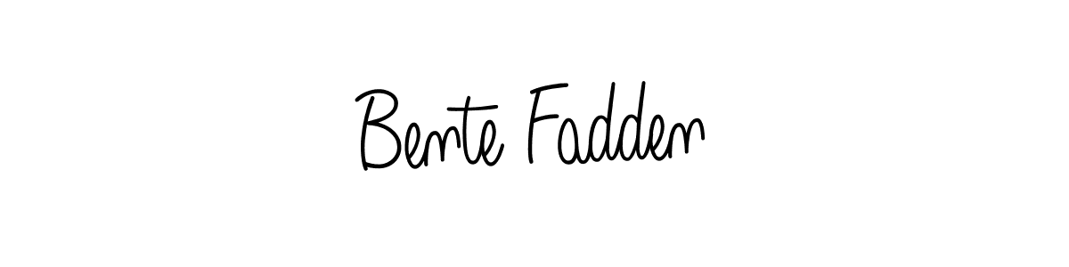 You can use this online signature creator to create a handwritten signature for the name Bente Fadden. This is the best online autograph maker. Bente Fadden signature style 5 images and pictures png