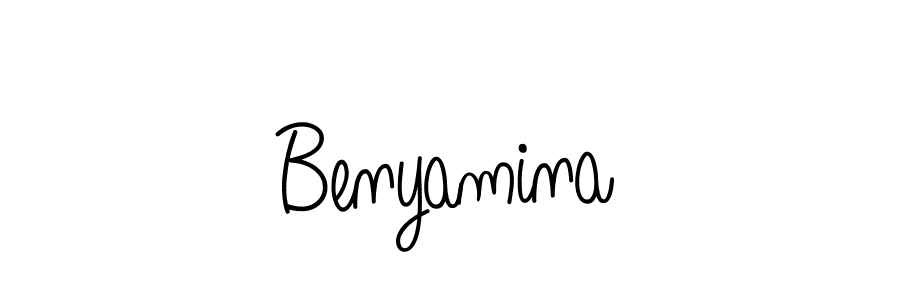 Benyamina stylish signature style. Best Handwritten Sign (Angelique-Rose-font-FFP) for my name. Handwritten Signature Collection Ideas for my name Benyamina. Benyamina signature style 5 images and pictures png