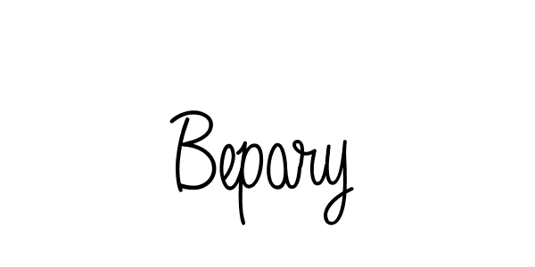 Design your own signature with our free online signature maker. With this signature software, you can create a handwritten (Angelique-Rose-font-FFP) signature for name Bepary. Bepary signature style 5 images and pictures png