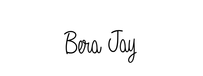 How to make Bera Jay name signature. Use Angelique-Rose-font-FFP style for creating short signs online. This is the latest handwritten sign. Bera Jay signature style 5 images and pictures png