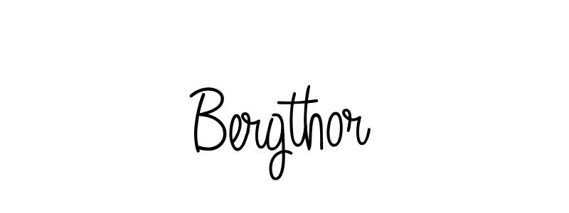Use a signature maker to create a handwritten signature online. With this signature software, you can design (Angelique-Rose-font-FFP) your own signature for name Bergthor. Bergthor signature style 5 images and pictures png