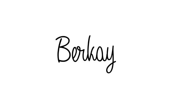 Design your own signature with our free online signature maker. With this signature software, you can create a handwritten (Angelique-Rose-font-FFP) signature for name Berkay. Berkay signature style 5 images and pictures png