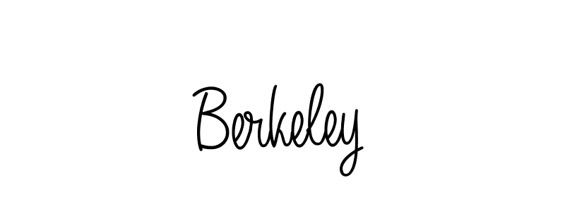 You should practise on your own different ways (Angelique-Rose-font-FFP) to write your name (Berkeley) in signature. don't let someone else do it for you. Berkeley signature style 5 images and pictures png